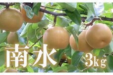 No.1724梨　なし　南水 約3kg　【2025年発送　先行予約】