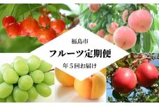 No.2257フルーツ5品定期便 さくらんぼ/もも/シャインマスカット/りんご【2025年発送　先行予約】