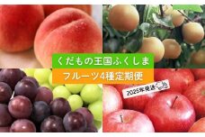 No.2340フルーツ４種 定期便 桃 梨 ぶどう りんご【2025年 先行予約】