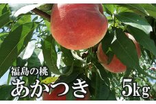 No.2296福島のもも「あかつき」約5kg【2025年発送】