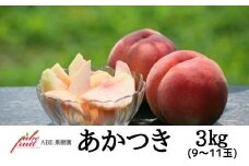 No.2299もも　あかつき約3kg【2025年発送　先行予約】