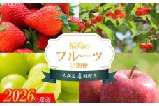 No.2272福島のフルーツ4品 定期便【2026年発送　先行予約】
