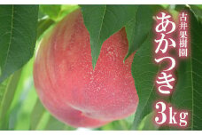 No.2412もも「あかつき」約3kg【2025年発送】