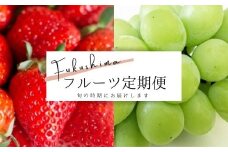 No.2292いちごから始まる果物2品 定期便【2025年発送　先行予約】