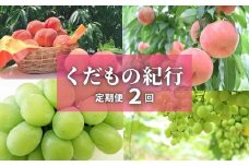 No.2452株式会社円和 青果部【全2回】くだもの紀行定期便【2025年発送　先行予約】