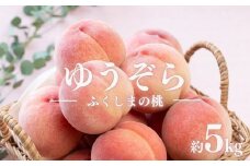 No.2654福島のもも　ゆうぞら　約5kg【2025年発送】