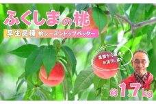 No.2897【先行予約　限定50箱】ふくしまのもも　早生品種 約1.7kg【2025年発送】