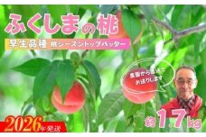 No.2897【限定50箱】ふくしまのもも 早生品種 約1.7kg【2026年発送 先行予約】