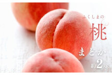 No.2991 福島県福島市産もも「まどか」約2kg(5～7玉)【2025年発送】