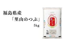 No.3049 【令和6年産】福島県産米「里山のつぶ」精米 5kg  1袋