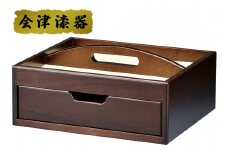 プレジデントナイトボックス一段｜会津若松 漆器 特産品 [0519]