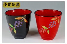 マグカップペア 紫式部｜会津若松 漆器 特産品 [0485]