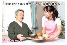 訪問見守り等支援サービス (身体介護なし) 5回コース 利用補助券｜会津若松市 お手伝い 生活支援 [0211]