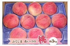 桃 約3kg (季節の果物)｜2025年産 令和7年産 桃 もも フルーツ 果物 産直 会津産 数量限定 [0941]