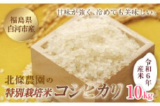 令和6年産米 北條農園の特別栽培米（コシヒカリ） 10kg F21R-100