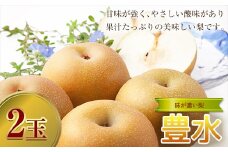 《2025年秋出荷》味が濃い梨 豊水800g （2玉） F23R-933