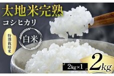 2024年産 特別栽培米 太地米完熟 【こしひかり】 白米 2kg ブランド米 お米 精米 白米 人気 F7X-0311