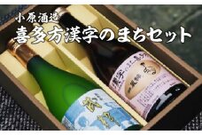日本酒　喜多方漢字のまちセット　純米酒　蔵粋　古代文字ラベル　720ｍｌ　各１本　計２本　飲み比べ　セット　ギフト　お土産　小原酒造【07208-0015】