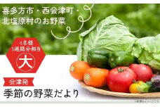 会津発　季節の野菜だより（大・秋冬）　【07208-0259】