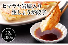 ヒマラヤ岩塩入り生しょうが餃子(22g×100個)　【07208-0284】