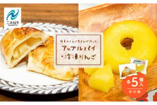 《10月下旬以降順次発送》りんご農家手作りの「はみだしりんごのアップルパイ」と「冷え冷えアップル」詰め合わせ りんご アップルパイ 冷凍りんご 小分け スイーツ おすすめ お中元 お歳暮 ギフト 二本松市 ふくしま 福島県 送料無料【菊地果樹園】