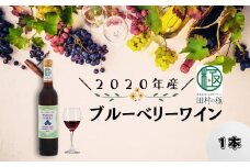 ブルーベリーワイン2020 お酒 ワイン フルーツワイン アルコール ブルーベリー ギフト 国産 おすすめ お中元 送料無料  緊急支援品 生活応援 コロナ支援 福島県 田村市 堂山健康ブルーベリー園