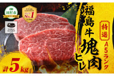 【 厳選 福島牛 A5 】塊肉 ヒレ 5kg スパイス付き ブロック肉 ひれ ヒレカツ ひれかつ ステーキ BBQ ローストビーフ チャンピオンスパイス 高級肉 冷凍 保存 肉 牛肉 焼肉 贈答 ギフト プレゼント 人気 ランキング おすすめ グルメ イチオシ 福島県 福島 ふくしま 田村 田村市 たむら 川合精肉店