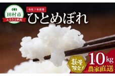 数量限定 ＼ 新米 先行予約 開始！／ 【令和7年産】田村市産 ひとめぼれ 10kg ( 10kg(紙袋) × 1袋 ) 農家直送 お米 白米 精米したてを発送 贈答 米 コメ ご飯  単一米 精米 国産 おすすめ 生活応援 福島県 田村市 Sakuma Farm