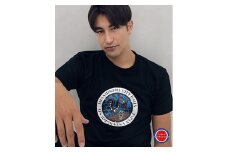 南相馬市 マンホールTシャツ 黒 XLサイズ【4900801】
