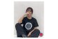 南相馬市 マンホールTシャツ 黒 XLサイズ【49008】