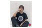 南相馬市 マンホールTシャツ 黒 Lサイズ【49007】