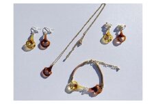 オリジナルアクセサリー ハーフビットアクセサリーセット べっ甲 | 馬 アクセサリー レディース シンプル かわいい オシャレ プレゼント ギフト 贈り物