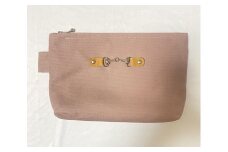 スクエアポーチM PINK | 馬 ポーチ 小物入れ レディース シンプル 可愛い オシャレ プレゼント ギフト Stable0349 福島県 南相馬市