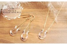 iriser（イリゼ）ていてつ ネックレス・ピアス セット【08040】