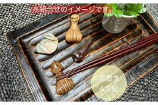 海のはしおき 4個 アソート | 箸置き はし置き 手びねり 陶器 和風 おもしろ おしゃれ かわいい キッチン雑貨 プレゼント ギフト 福島 南相馬