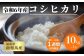 【令和６年産】 福島県産 コシヒカリ 白米 10㎏ × 1袋 ｜ 福島 福島産 精米 南相馬産 令和6年産米 星忠雄商店 星米店