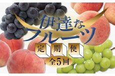 ＜2025年夏から開始の定期便＞伊達なフルーツ定期便（もも3種×2kg・ぶどう2種）果物 フルーツ 桃 モモ 葡萄 ブドウ 福島県 伊達市 F20C-474