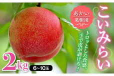 【先行予約】あかい果樹園 こいみらい2kg（6～10玉） F20C-443