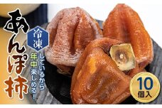 年中楽しめるあんぽ柿 10個入（冷凍） F20C-545