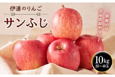 【自宅用】伊達のりんご サンふじ10kg（25～40玉） F20C-584