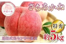 【2026年出荷分先行予約】福島県産 特秀 さちあかね 約5kg (15～18玉) ふくしま未来農業協同組合 特秀 透過式光センサー選別 糖度12度以上 固め 伊達の桃 桃 フルーツ 果物 もも モモ momo F20C-779