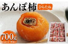 厳選 個包装 あんぽ柿(ひらたね)700g F20C-826