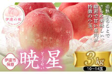 福島県産 暁星 3kg 2025年7月上旬～2025年7月中旬発送 2025年出荷分 先行予約 予約 伊達の桃 ぎょうせい 小玉 桃 もも モモ 果物 くだもの フルーツ 国産 食品 F20C-896