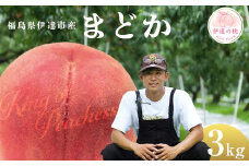 キングオブピーチ 桃 「まどか」約3kg（8～12玉）まどか 伊達の桃 桃 もも モモ 果物 くだもの フルーツ 国産 食品 F21C-138