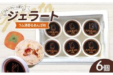 フルーツいっぱいジェラート・ラム酒香るあんぽ柿6個入り デザート ジェラート あんぽ柿 ラム酒 福島県 伊達市 F21C-161