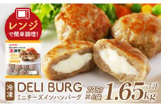 DELI BURG ミニチーズインハンバーグ （計1.65kg）【07214-0313】