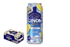 【福島のへそのまち もとみや産】アサヒGINONレモン缶500ml×24本　【07214-0297】