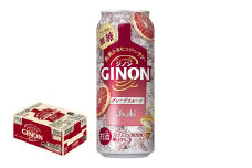 【福島のへそのまち もとみや産】アサヒGINONグレープフルーツ缶500ml×24本　【07214-0299】
