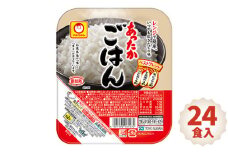 No.054 「あったかごはん」24食入 ／ ご飯 お米 ブレンド米 パック 白米 備蓄用 災害 福島県 特産品