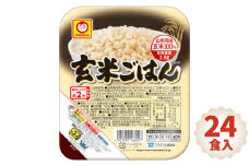No.056 「玄米ごはん」24食入 ／ ご飯 お米 パック 備蓄用 災害 福島県 特産品